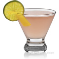 Crystal Clear Stemless Martini Glass för fest